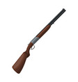 Hunting rifleafrican safari single icon in vector image