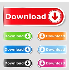 Download Buttons vector image