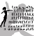Dance girl vector image