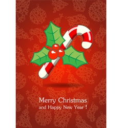 Christmas and New Year 2 vector image