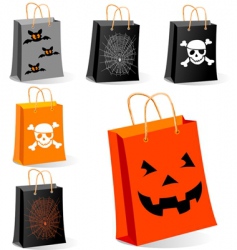 Shopping bags vector image