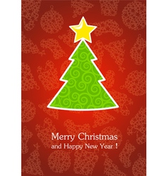 Christmas and New Year 5 vector image