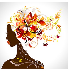 Girl vector image