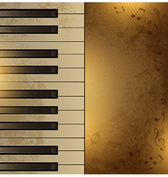Piano vintage vector image