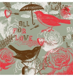 Love background vector image
