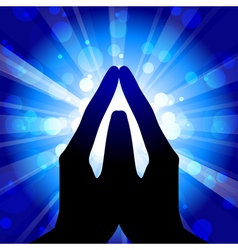 Prayer vector image
