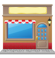 Shop facade 01 vector image
