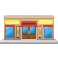 Shop facade 03 vector image
