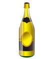 Bottle of champagne vector image
