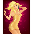 Golden Girl vector image