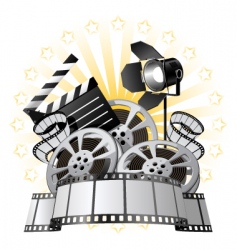 Film premiere vector image