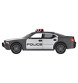 Police car vector image
