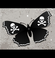 Black Butterfly vector image