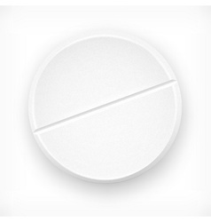 Tablet on white vector image