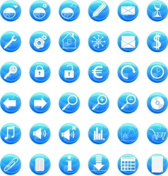 Web icons vector image