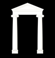 Front door element vector image