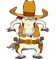 Cowboy horse vector image