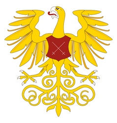 Heraldic eagle 19 vector image