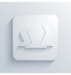 Light square icon Eps10 vector image