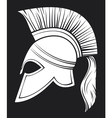 Spartan helmet vector image