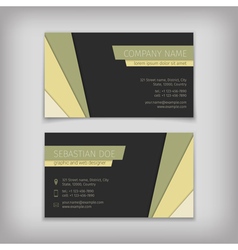 3306 business cards 03 vector image