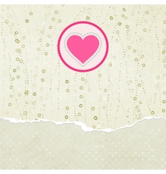 Valentines Heart Card vector image