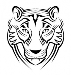Tiger sign vector image