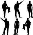 People silhouette Isolated vector image