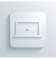 Light square icon Eps10 vector image