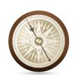Antique compass illustration vector image