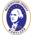 Washington county seal vector image
