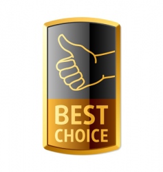 Best choice vector image