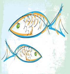 Fish vector image