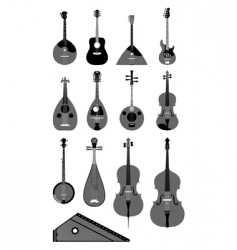 Musical instruments Musical instruments vector image