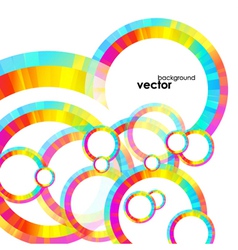 Abstract Ciricle Frame Background vector image