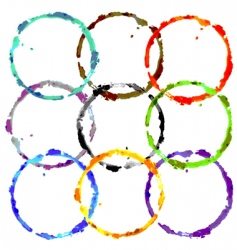 Grunge stains vector image