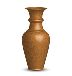 Old vase vector image