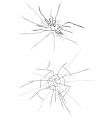 Broken glass vector image