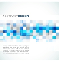 Blue abstract banner vector image