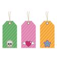 Kids tags vector image