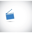 Movie clapper board vector image