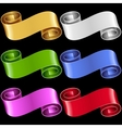 Ribbon frame set Ribbon frame set vector image