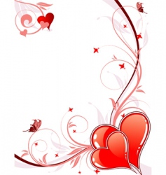 Valentine's background vector image