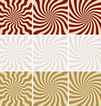 Retro background set of star burst vector image