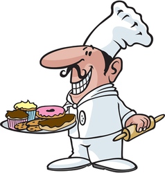 Chef vector image