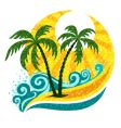 Tropical landscape vector image