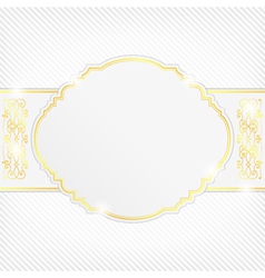 Vintage card vector image