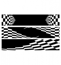 Racing banner vector image
