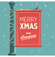 Merry christmas for everyone vector image