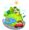 Summer travel vector image
